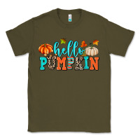 Army Green hello pumpkin Classic Tee - AdoDesignShop