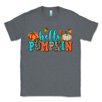 Charcoal Heather hello pumpkin Classic Tee - AdoDesignShop