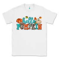 White hello pumpkin Classic Tee - AdoDesignShop