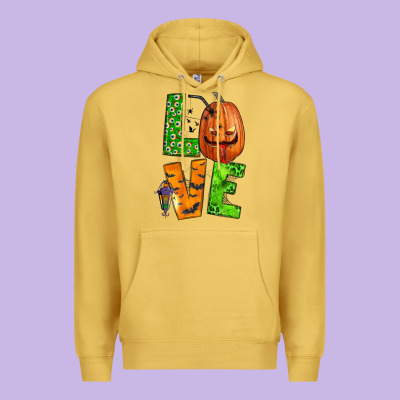 Love Halloween Premium Hoodie Designed By Bundleandbundleshop
