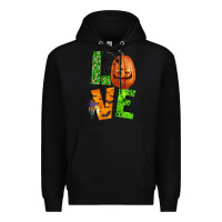 Black love halloween Premium Hoodie - BundleAndBundleShop