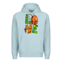 Blue Mist love halloween Premium Hoodie - BundleAndBundleShop