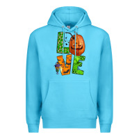 Ocean Blue love halloween Premium Hoodie - BundleAndBundleShop