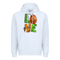 White love halloween Premium Hoodie - BundleAndBundleShop