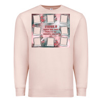 Pale Pink family photo collage Premium Sweatshirt - MaliasSmallBusiness