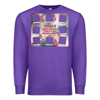 Purple family photo collage Premium Sweatshirt - MaliasSmallBusiness