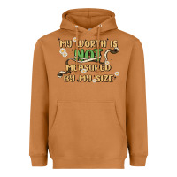 Meerkat my worth is not defined by my size Heavyweight Hoodie - MaliasSmallBusiness