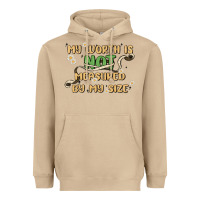 Mushroom my worth is not defined by my size Heavyweight Hoodie - MaliasSmallBusiness