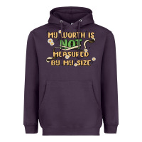 My Worth Is Not Defined By My Size Heavyweight Hoodie | Teevron