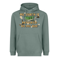 Sage my worth is not defined by my size Heavyweight Hoodie - MaliasSmallBusiness
