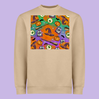 Halloween Heavyweight Sweatshirt Designed By Texasbilliewilder