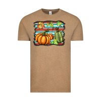 Vintage Coffee fall pumpkin  background Vintage Tee - BarkalooDesign