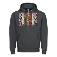 Smoke easter leopard cowhide bunny brush stroke Zipper Hoodie - Artiststas