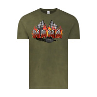 Vintage Olive race nana Vintage Tee - Zillion Design Studio