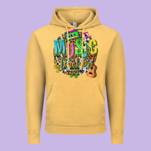 Music Teacher Vintage Hoodie Designed By Texasbilliewilder