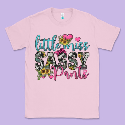 Little Miss Sassy Pants Classic Tee Designed By Jahusdesignshop