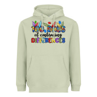 Matcha 100 days of embracing differences Heavyweight Hoodie - MaliasSmallBusiness