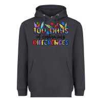 Smoke 100 days of embracing differences Heavyweight Hoodie - MaliasSmallBusiness