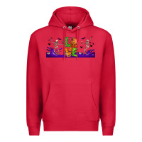 Cardinal love halloween  libbey glass Premium Hoodie - BundleAndBundleShop
