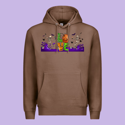 Love Halloween  Libbey Glass Premium Hoodie Designed By Bundleandbundleshop