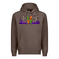 Coffee love halloween  libbey glass Premium Hoodie - BundleAndBundleShop