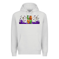 Dove Grey love halloween  libbey glass Premium Hoodie - BundleAndBundleShop