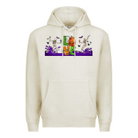 Oatmeal Heather love halloween  libbey glass Premium Hoodie - BundleAndBundleShop