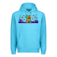 Ocean Blue love halloween  libbey glass Premium Hoodie - BundleAndBundleShop