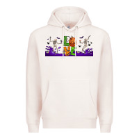 Pale Pink love halloween  libbey glass Premium Hoodie - BundleAndBundleShop