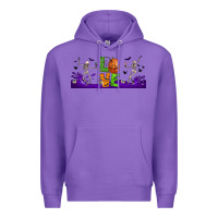 Purple love halloween  libbey glass Premium Hoodie - BundleAndBundleShop