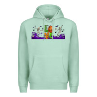 Seafoam love halloween  libbey glass Premium Hoodie - BundleAndBundleShop