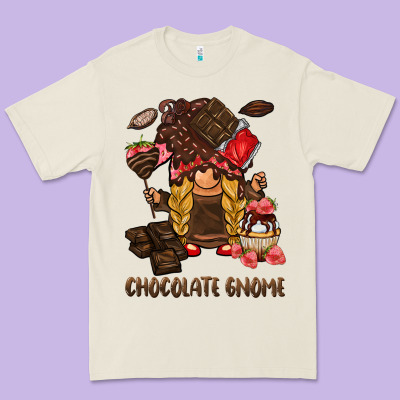 Chocolate Gnome Premium Tee Designed By Barkaloodesign