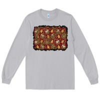 Moon Dust christmas gingerbread man and house background Long Sleeve Tee - BundleAndBundleShop