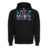 Black be mine western valentine's day no background Zipper Hoodie - AdoDesignShop