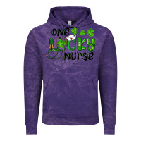 Cloud Purple st. patrick's day one lucky nurse Vintage Hoodie - RanaPortraitStore