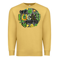 Antique Gold one lucky mama Premium Sweatshirt - MaliasSmallBusiness