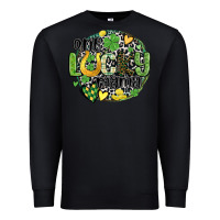Black one lucky mama Premium Sweatshirt - MaliasSmallBusiness