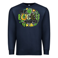 Navy one lucky mama Premium Sweatshirt - MaliasSmallBusiness