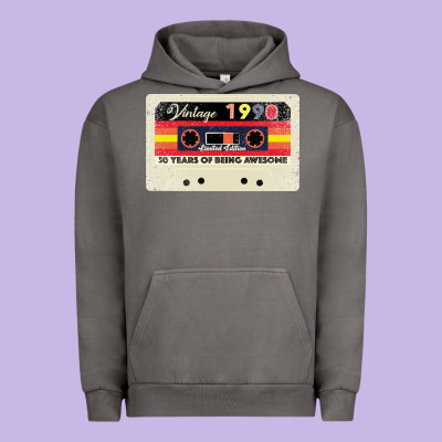 30th Birthday 30 Years 1990 Retro Tape Cassette Urban Hoodie Designed By Bettercallsaul