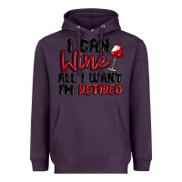 Plum i can wine all i want lm retired Heavyweight Hoodie - MaliasSmallBusiness