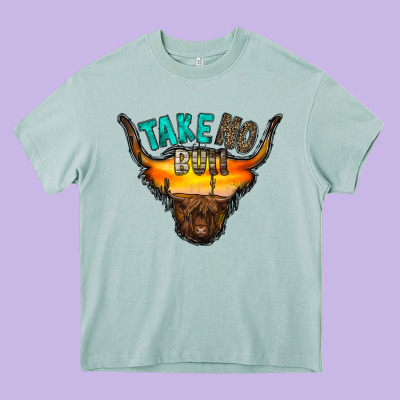 Take No Bull Heavy Core Tee Designed By Racoondesign