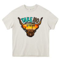 Cream take no bull Heavy Core Tee - RacoonDesign