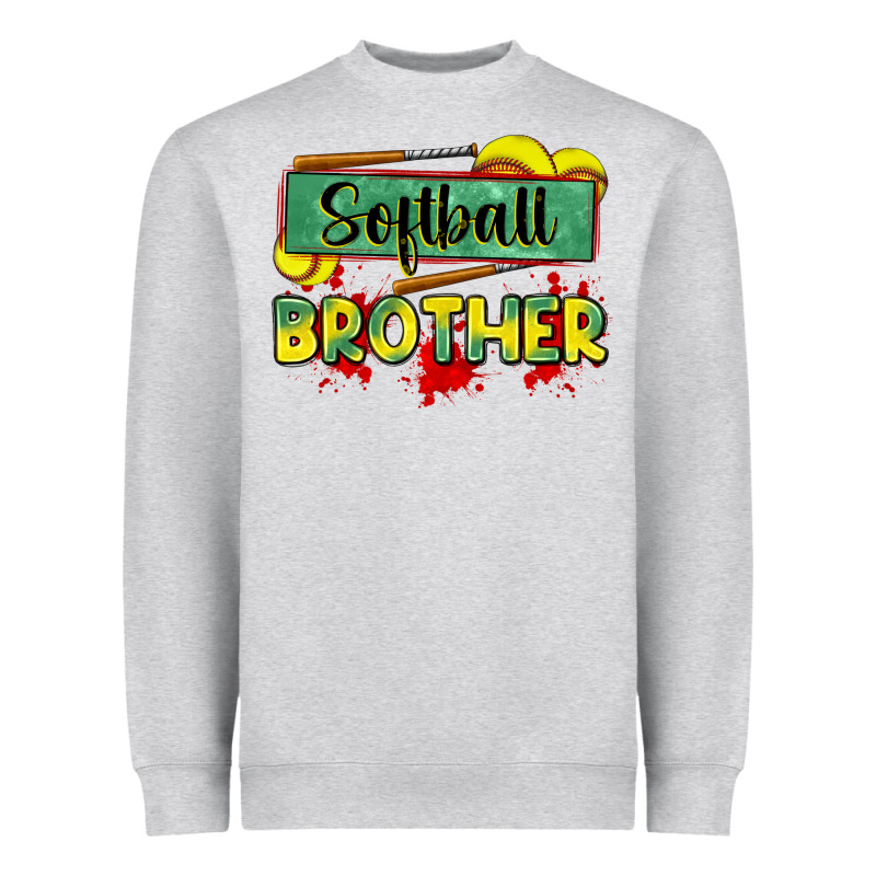 Softball Brother Heavyweight Sweatshirt by Zillion Design Studio | Teevron