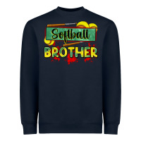 Navy softball brother Heavyweight Sweatshirt - Zillion Design Studio