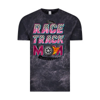 Cloud Black race track mom Vintage Tee - Zillion Design Studio