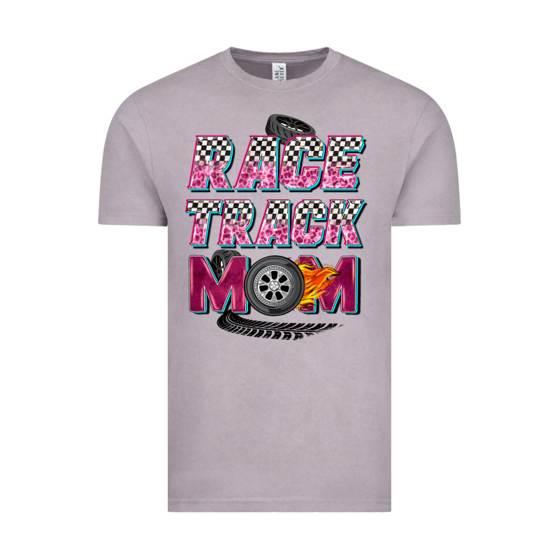 Race Track Mom Vintage Tee by Zillion Design Studio | Teevron