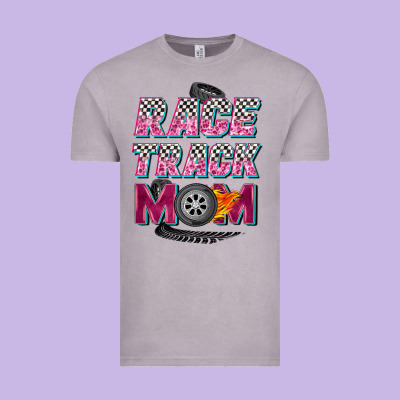 Race Track Mom Vintage Tee Designed By Zillion Design Studio