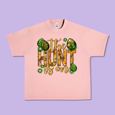 The Hunt Is On Easter Urban Heavy Tee Designed By Neo Western