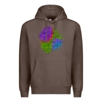 Coffee halloween leopard patch 2 Premium Hoodie - BundleAndBundleShop