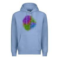 Colony Blue halloween leopard patch 2 Premium Hoodie - BundleAndBundleShop